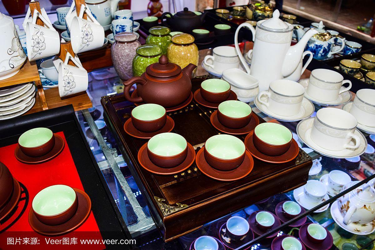巴特庄古陶瓷村的陶器制品